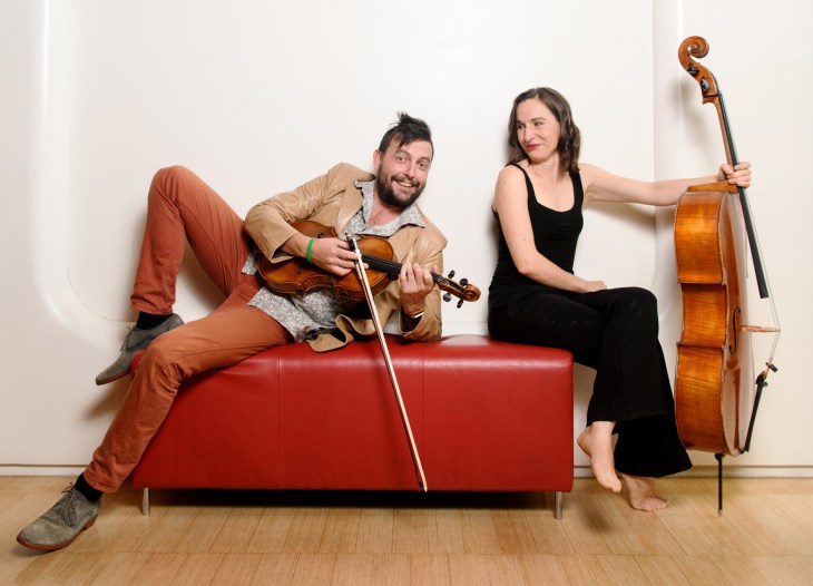 Chris Moore with Zoe Knighton MEDIUM horizontal - by SarahWalker